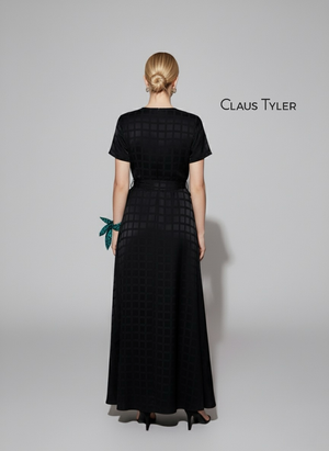 Elegante abito jacquard